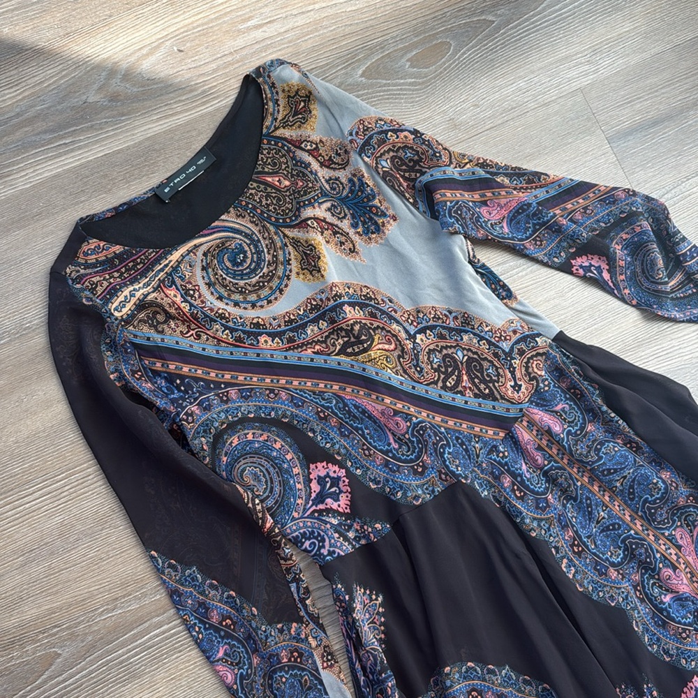 Excellent condition Etro silk paisley print maxi gown - Picture 8 of 11